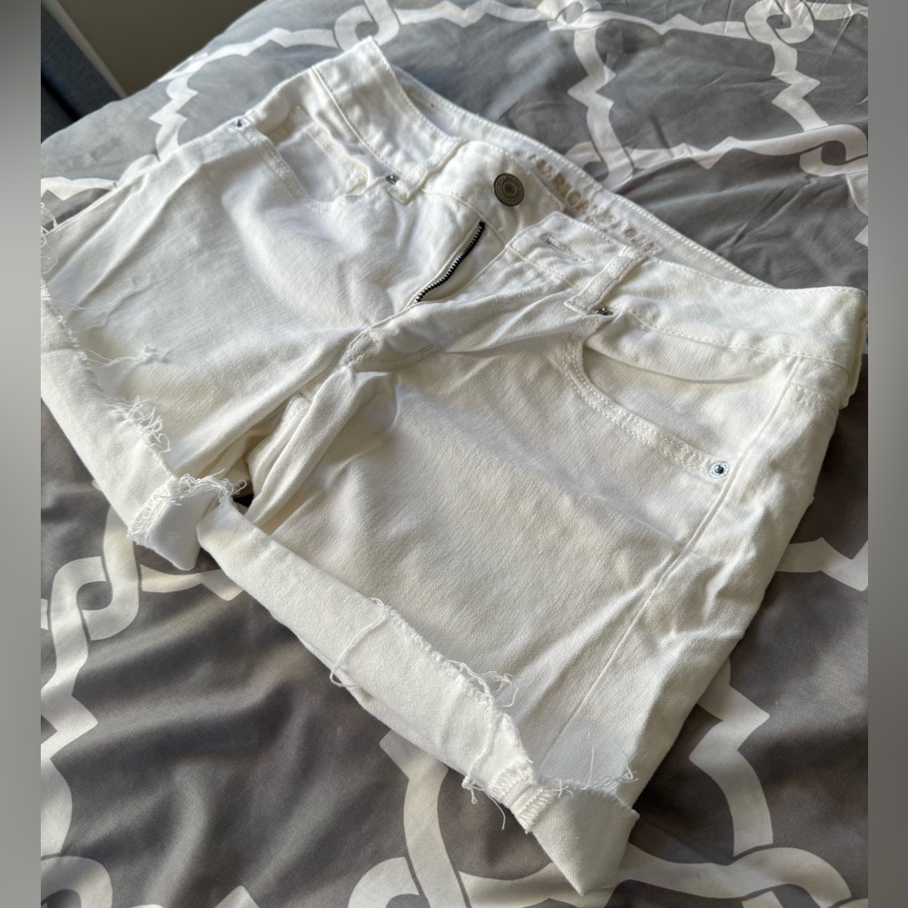 American Eagle Outfitters White Jean Shorts